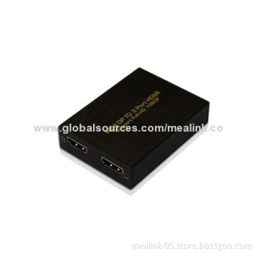 Mini DP to 2 Ports HDMI Converter, Suitable for Space and Security Concerns, Data Center Control